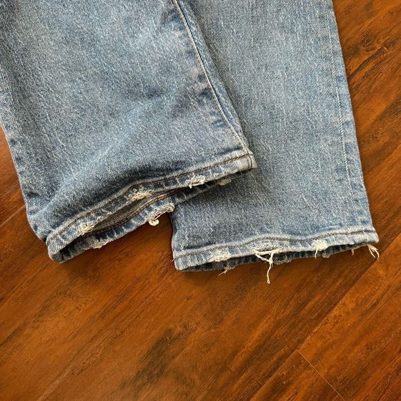 MADEWELL Cali Demi Boot Button Fly Jeans in Comfort Stretch Dory Wash - Picture 7 of 12